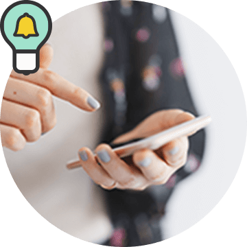 LINEで電気料金お知らせイメージ