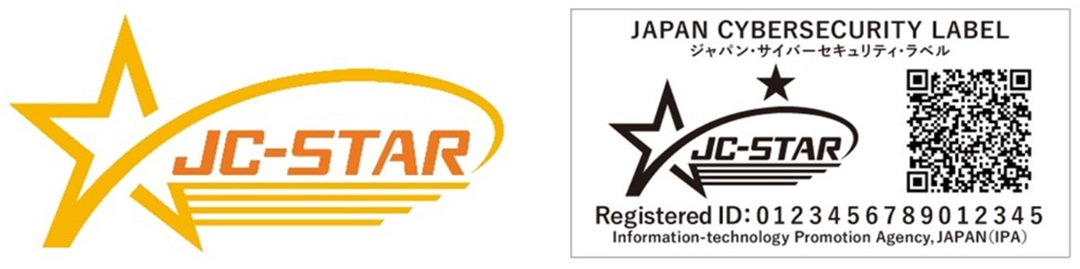 JC-STAR制度のロゴマークおよび適合ラベルのイメージ。